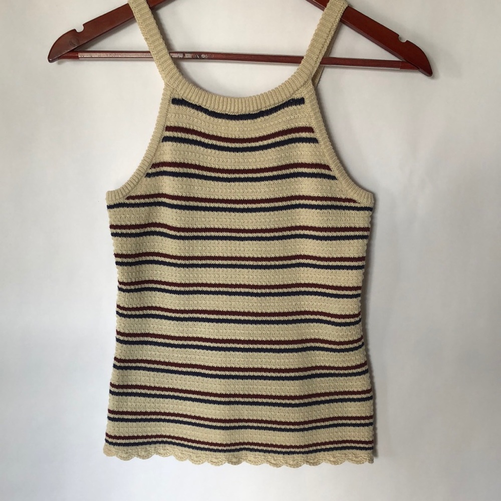 Cloud Chaser Crochet tank top sz XS